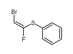 (Z)-α-fluoro-β-bromovinyl phenyl sulfide Structure