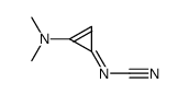 Cyanamide, [2-(dimethylamino)-2-cyclopropen-1-ylidene]- (9CI) Structure