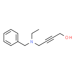 4-(苄基(乙基)氨基)丁-2-yn-1-醇结构式