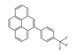 4-[4-(trifluoromethyl)phenyl]pyrene结构式