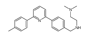 N,N-Dimethyl-N'-{4-[6-(4-methylphenyl)-2-pyridinyl]benzyl}-1,2-et hanediamine Structure
