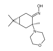 3-morpholinocaran-4-one oxime结构式