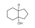 (1α,6α)-Bicyclo[4.3.0]nonan-1-ol结构式