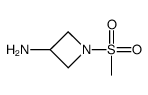 1-(Methylsulfonyl)azetidin-3-amine Structure