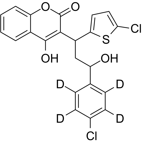 Tioclomarol-d4结构式