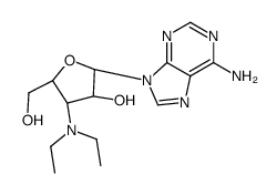 (2R,3S,4S,5S)-2-(6-aminopurin-9-yl)-4-(diethylamino)-5-(hydroxymethyl)oxolan-3-ol Structure