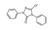 5-oxo-1,4-diphenyl-1,2,4-triazol-3-olate结构式