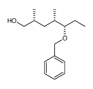 (2R,4S,5S)-5-(benzyloxy)-2,4-dimethylheptan-1-ol结构式