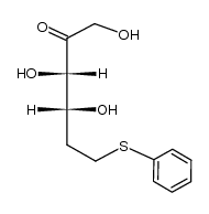 5-Desoxy-6-S-phenyl-6-thiofructose Structure