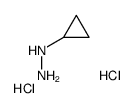 Cyclopropylhydrazine Dihydrochloride Structure