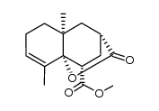 (2R,4S,4aS,8aS)-methyl 5,8a-dimethyl-10-oxo-2,3,4,7,8,8a-hexahydro-1H-4a,2-(epoxymethano)naphthalene-4-carboxylate结构式