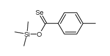 O-trimethylsilyl 4-methylbenzenecarboselenoate Structure