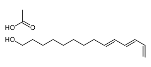 acetic acid,tetradeca-9,11,13-trien-1-ol Structure