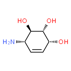 4-Cyclohexene-1,2,3-triol,6-amino-,[1R-(1alpha,2beta,3beta,6beta)]-(9CI)结构式