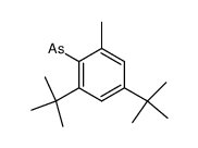 2,4-di-tert-butyl-6-methylphenylarsine结构式