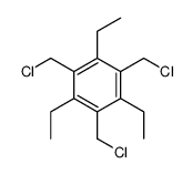 1,3,5-tris(chloromethyl)-2,4,6-triethylbenzene Structure