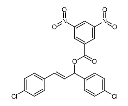 (E)-1,3-bis(4-chlorophenyl)allyl 3,5-dinitrobenzoate Structure