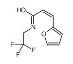 3-(furan-2-yl)-N-(2,2,2-trifluoroethyl)prop-2-enamide结构式