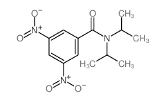 N,N-Diisopropyl-3,5-dinitrobenzamide结构式