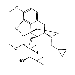 N-cyclopropylmethyl-tert-butylthevinol结构式