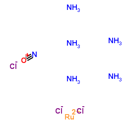 Ruthenium(3+),pentaamminenitrosyl-, chloride (1:3), (OC-6-22)-结构式