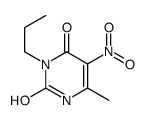 6-methyl-5-nitro-3-propyl-1H-pyrimidine-2,4-dione Structure