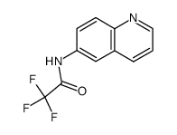 N-(6-quinolyl)trifluoroacetamide结构式