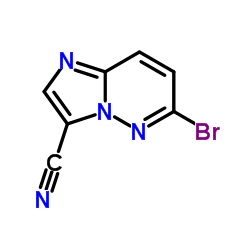 6-Bromoimidazo[1,2-b]pyridazine-3-carbonitrile Structure