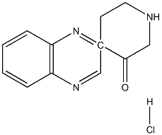 1',4'-dihydro-3'H-spiro[piperidine-4,2'-quinoxalin]-3'-one hydrochloride结构式