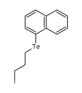 butyl(naphthalen-1-yl)tellane Structure