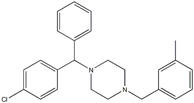 mecilizine Structure