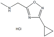 [(3-Cyclopropyl-1,2,4-oxadiazol-5-yl)-methyl]methylamine hydrochloride picture