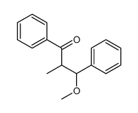 3-methoxy-2-methyl-1,3-diphenylpropan-1-one结构式