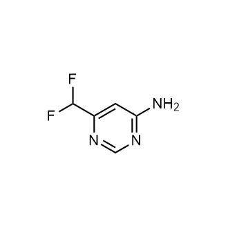 6-(二氟甲基)嘧啶-4-胺结构式