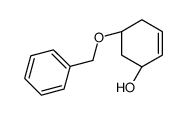 (1S,5S)-5-phenylmethoxycyclohex-2-en-1-ol结构式