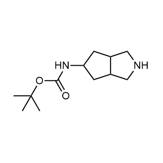 tert-Butyl N-(1,2,3,3a,4,5,6,6a-octahydrocyclopenta[c]pyrrol-5-yl)carbamate structure