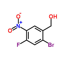 (2-Bromo-4-fluoro-5-nitrophenyl)methanol结构式