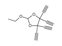 1,3-Dioxolane,2-ethoxy-4,4,5,5-tetraethynyl-(9CI) structure