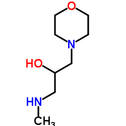 1-Methylamino-3-morpholin-4-yl-propan-2-ol Structure