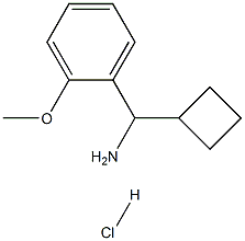 cyclobutyl(2-methoxyphenyl)methanamine hydrochloride structure