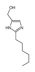 (2-hexyl-1H-imidazol-5-yl)methanol结构式