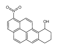 1-nitro-7,8,9,10-tetrahydrobenzo[a]pyren-10-ol结构式