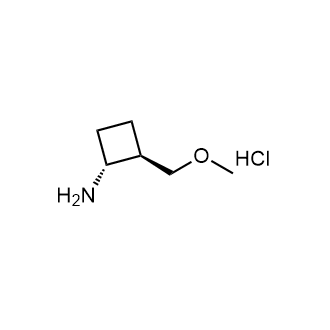(1R,2R)-2-(甲氧基甲基)环丁胺;盐酸盐结构式