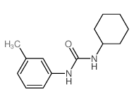 1-cyclohexyl-3-(3-methylphenyl)urea结构式