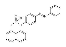 1-Naphthyl 4-phenylazophenyl phosphate Structure