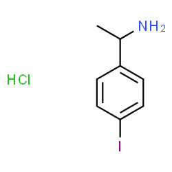 1-(4-iodophenyl)ethan-1-amine hydrochloride Structure