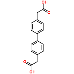 2,2'-(4,4'-Biphenyldiyl)diacetic acid structure