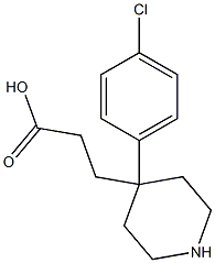 3-(4-(4-chlorophenyl)piperidin-4-yl)propanoic acid Structure
