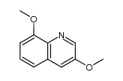 3,8-dimethoxy quinoline结构式