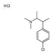 3-(4-chlorophenyl)-N,N-dimethylbutan-2-amine,hydrochloride结构式